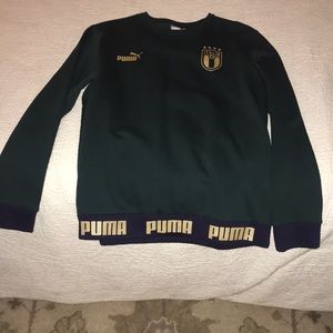 Puma sweatshirt Large, Italia, green